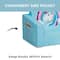 Delta Children Blue Unicorn Cozee Flip Out 2-in-1 Convertible Chair to Lounger